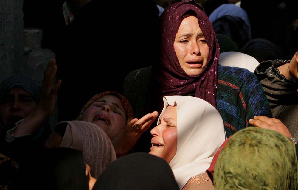 Israeli attacks on Gaza 13 - Funeral in Gaza City